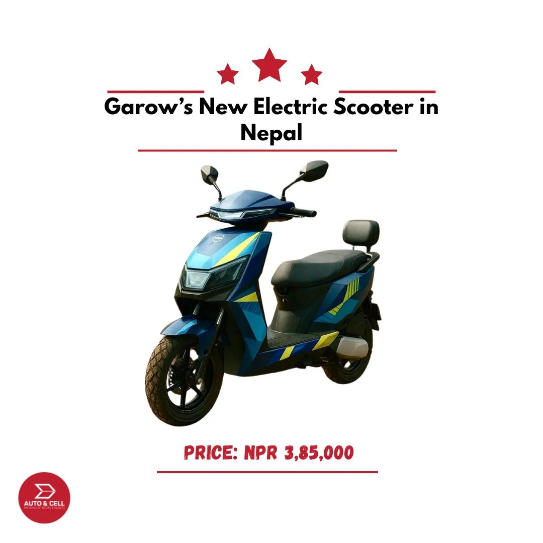 Garow’s New Electric Scooter with 300 KM Range Launched in Nepal