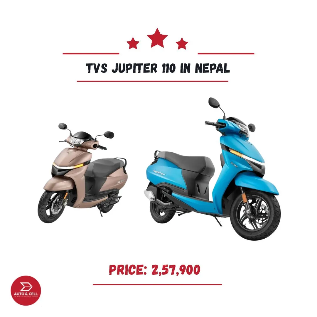TVS Jupiter 110 Officially Launched in Nepal: Price, Features and Specification
