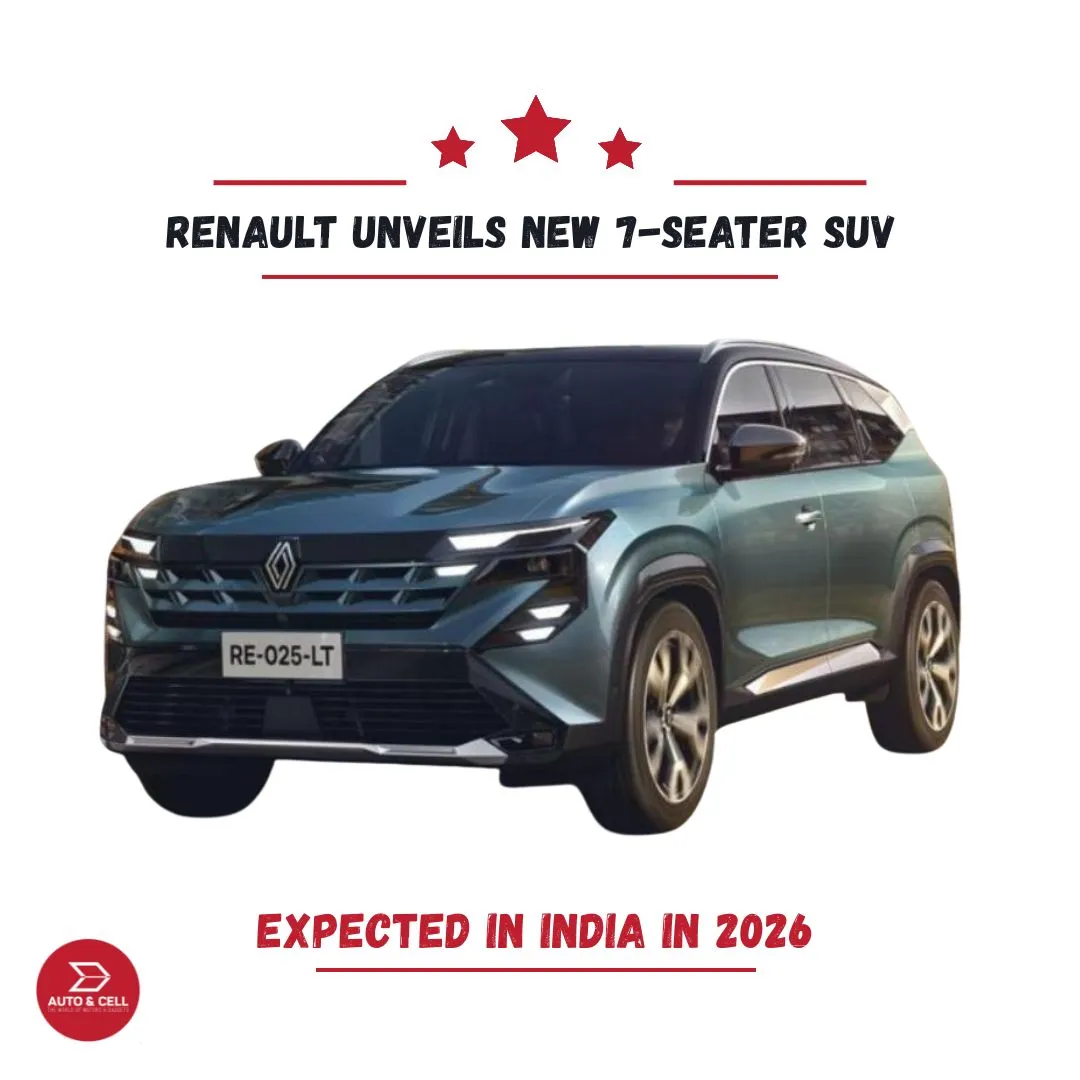 Renault Unveils New 7-Seater SUV,  Set to Launch in India Next Year