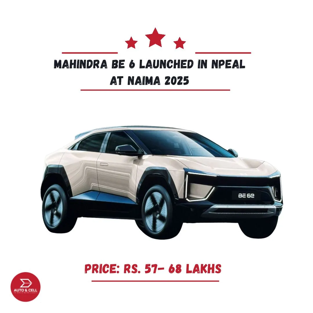 Mahindra BE 6 Launched at NAIMA: Price and Features