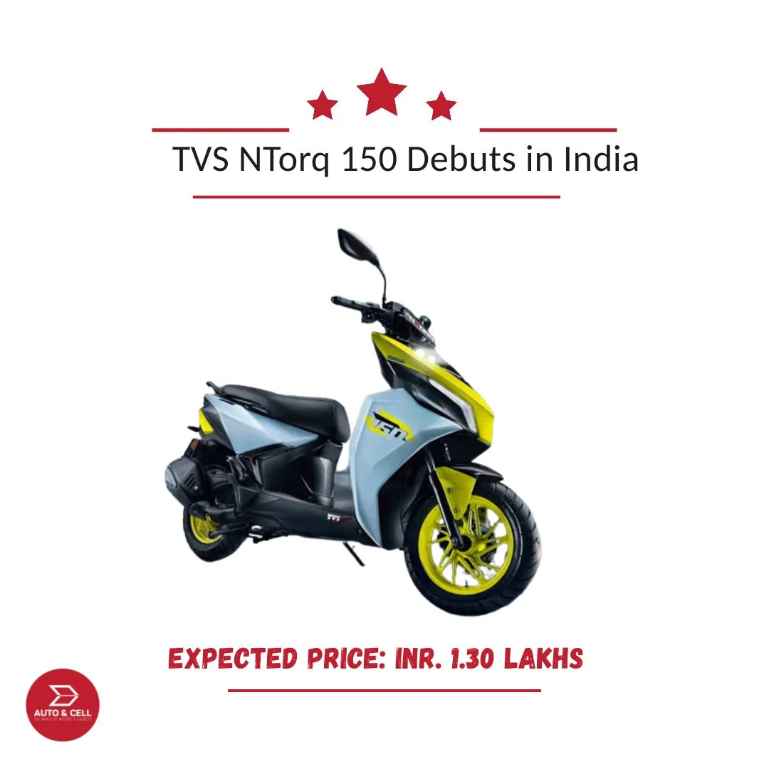 TVS NTorq 150 Debuts in India: Price and Features