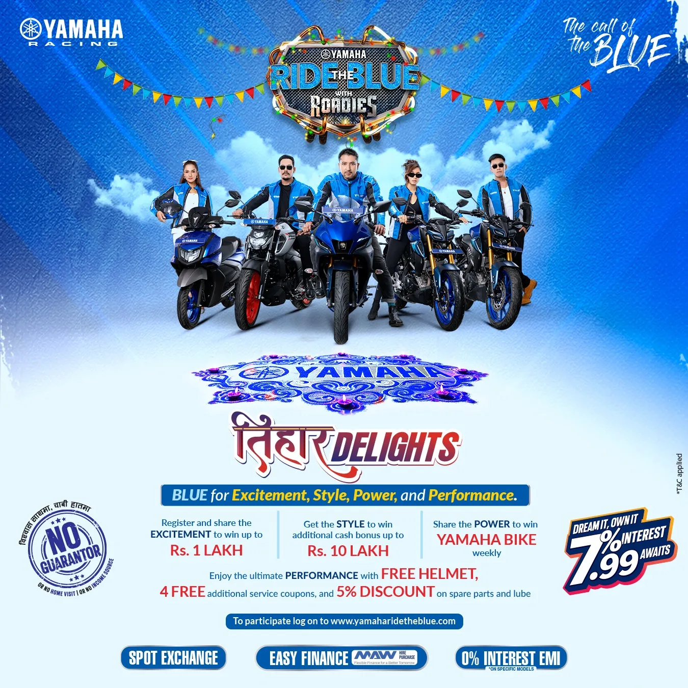 Celebrate Tihar with Yamaha this Year.