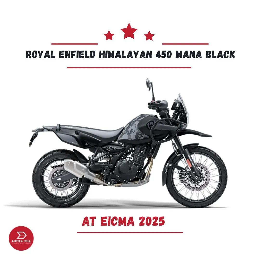 Royal Enfield Showcases Himalayan 450 Mana Black at EICMA 2025