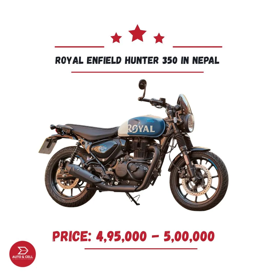 Updated Royal Enfield Hunter 350 Launched in Nepal: Price and Features.