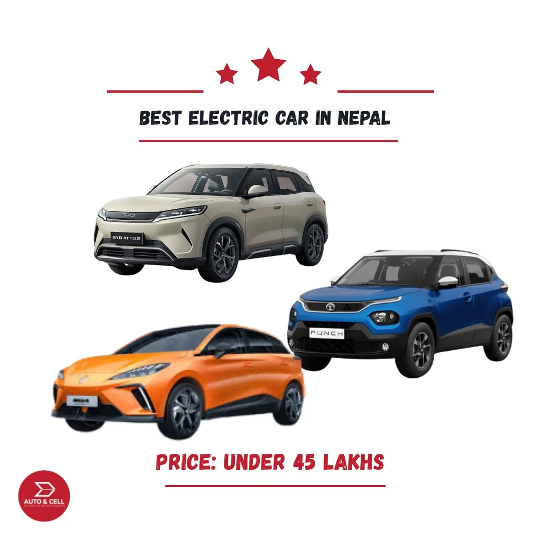 Best Electric Car Under 45 Lakhs in Nepal