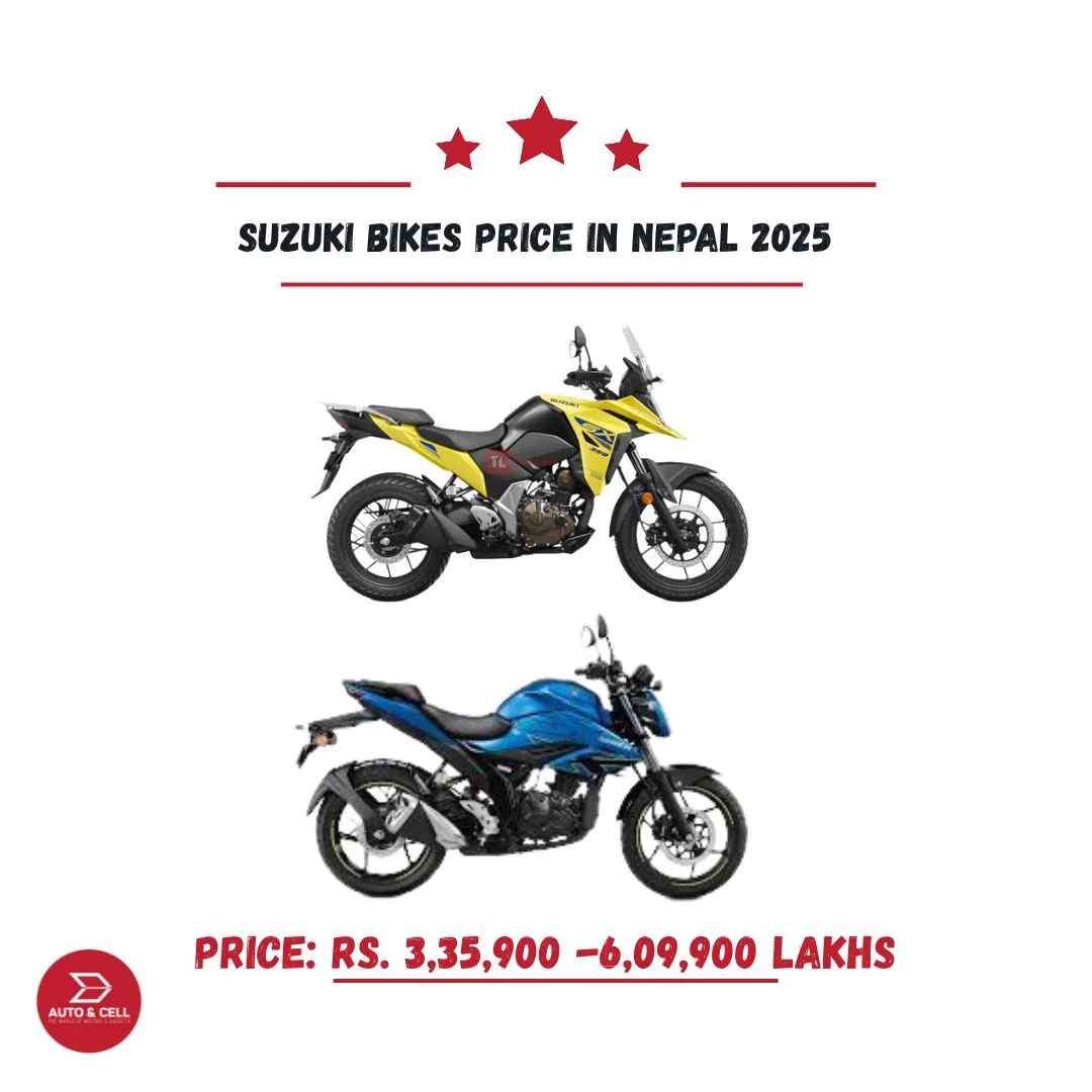Suzuki Bikes Price in Nepal 2025