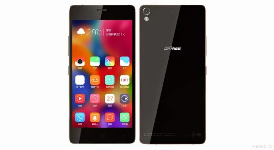Realme 9i smartphone front and back view