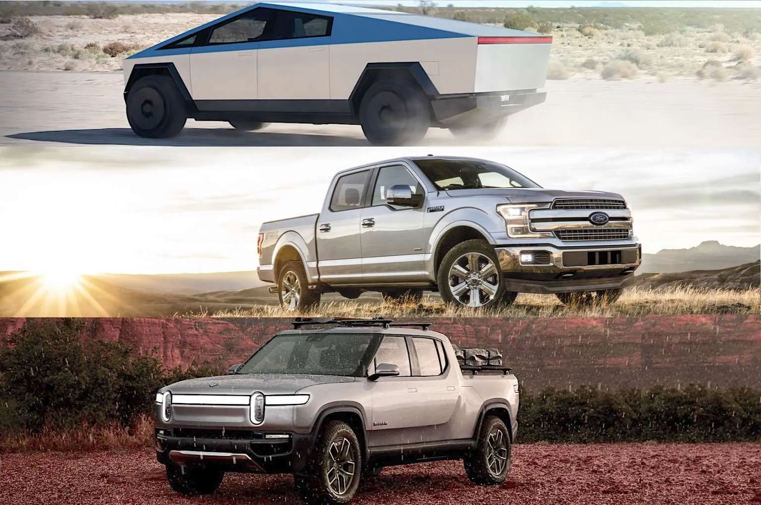 Tesla CyberTruck VS Ford F-150 | A battle between the two beasts