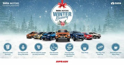 “TATA Motors Winter Blessing” starting 27th Mangsir | Special offers for Tata vehicles