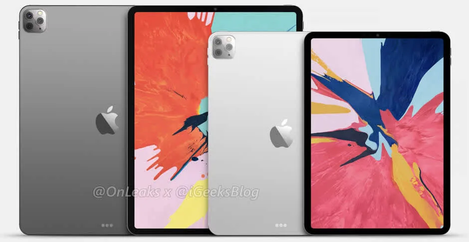 Apple’s iPad Pro 2020 receives early leaks; Expected to boast triple camera setup