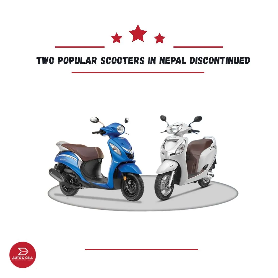 Two Popular Scooters in Nepal Discontinued Due to Lack of Technological Upgrades