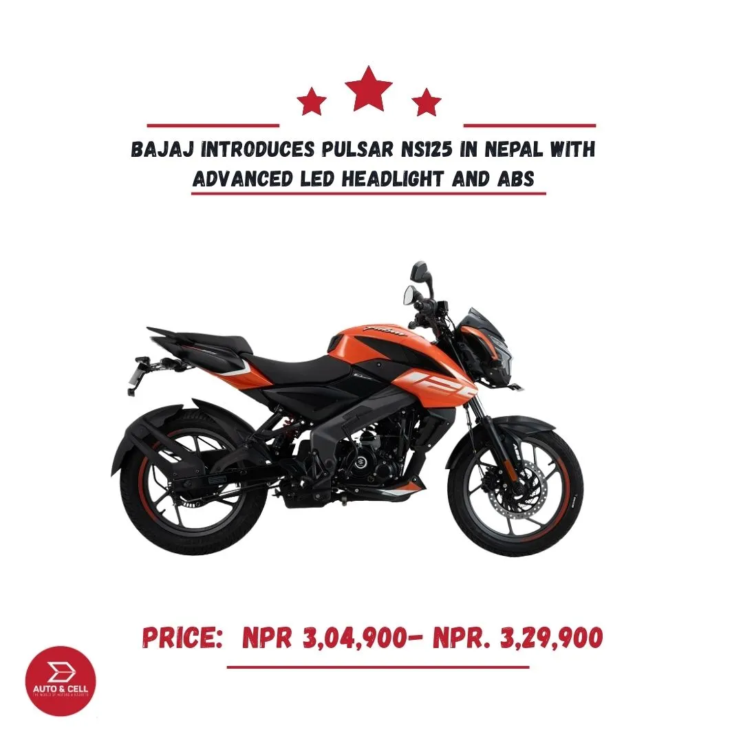 Bajaj Introduces Pulsar NS125 in Nepal with Advanced LED Headlight and ABS