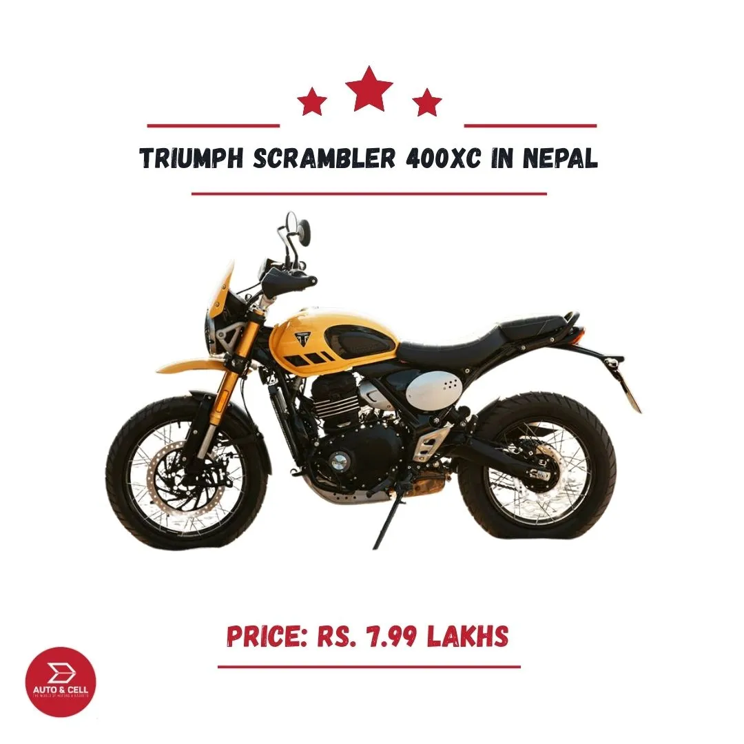 Triumph Nepal Unveils the Scrambler 400XC: Price and Features