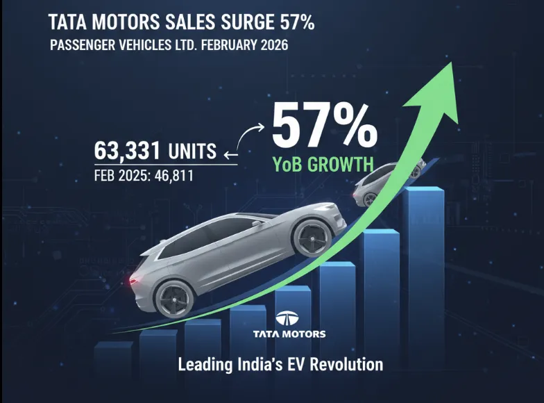 Tata Motors’ EV Sales Surge 57% in February 2026 | Autoncell