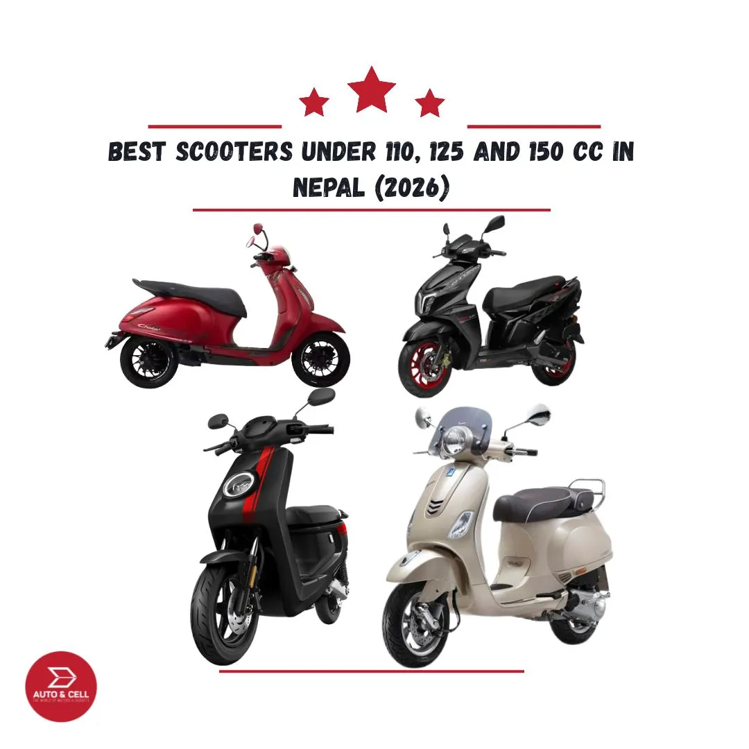 Best Scooters Under 110, 125 and 150 CC in Nepal (2026)