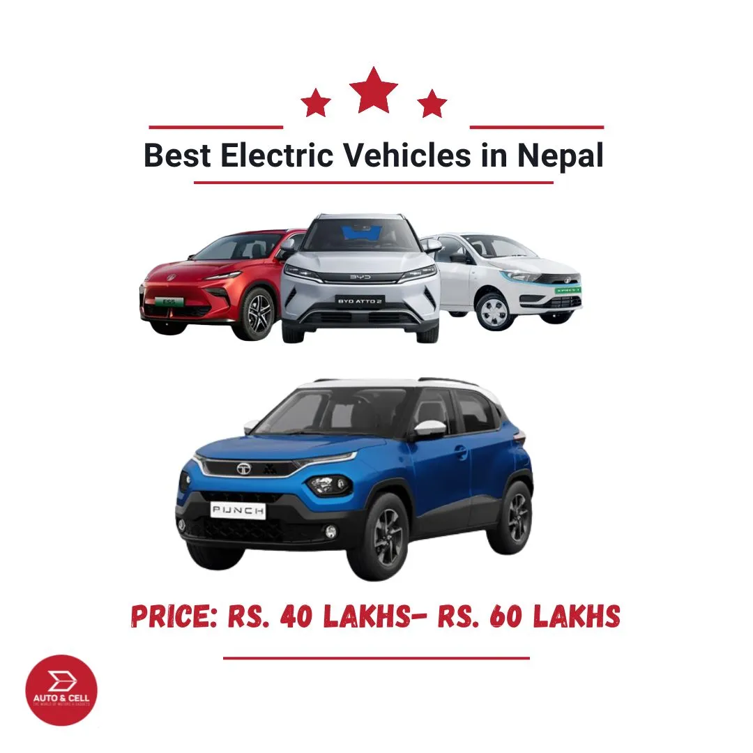 Best Electric Vehicles in Nepal: 40 to 60 Lakhs Compared (2026)