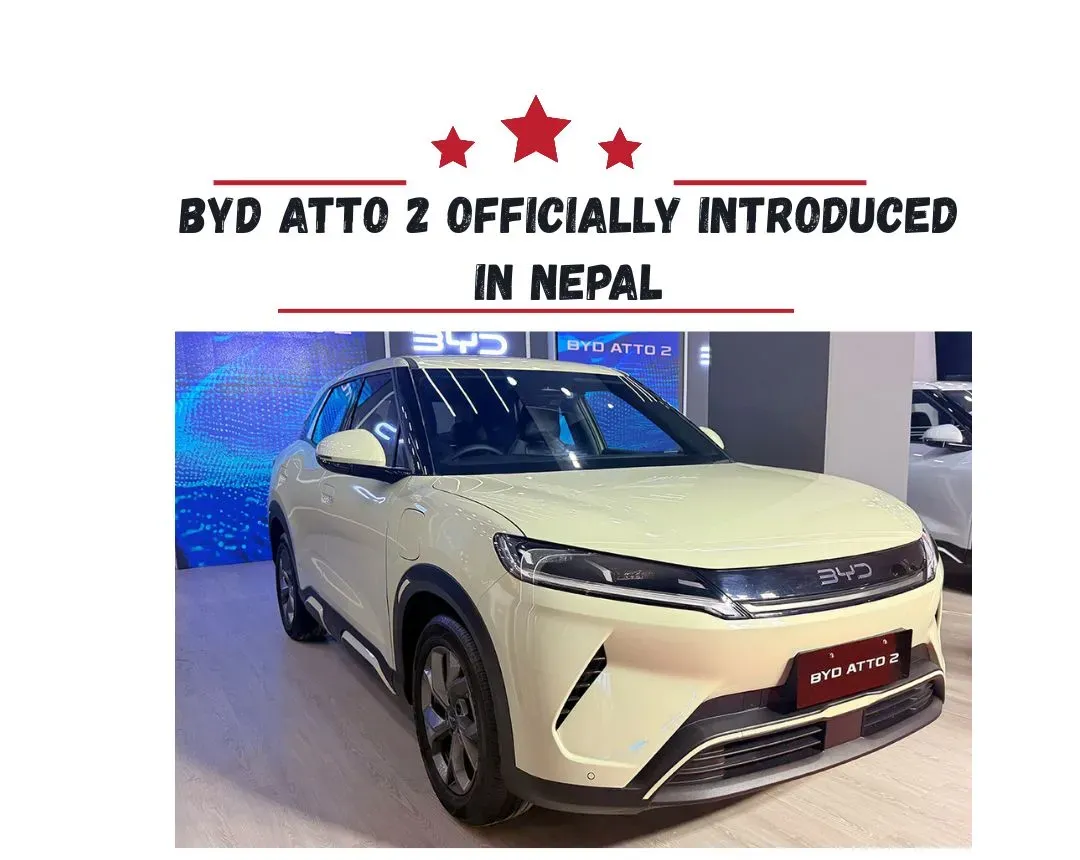 BYD Atto 2 Officially Introduced in Nepal: Price and Features