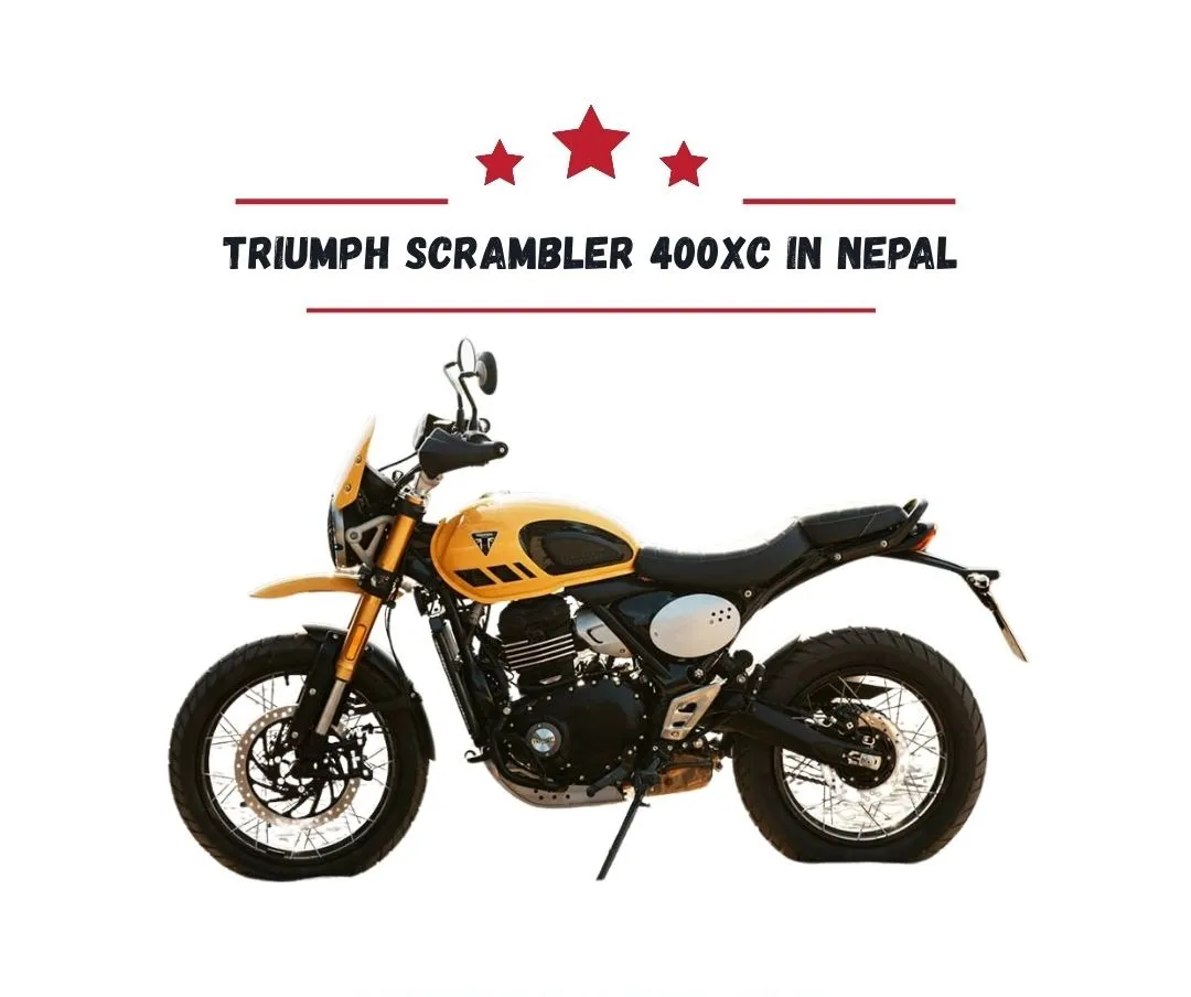 Triumph Nepal Unveils the Scrambler 400XC: Price and Features