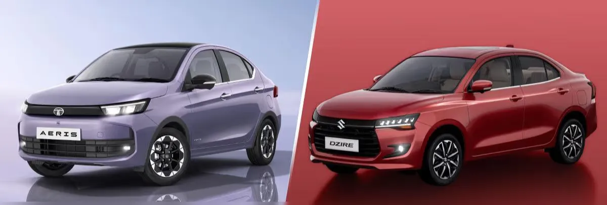 Tata Aeris vs Maruti Dzire: Space and Features Against Fuel Economy