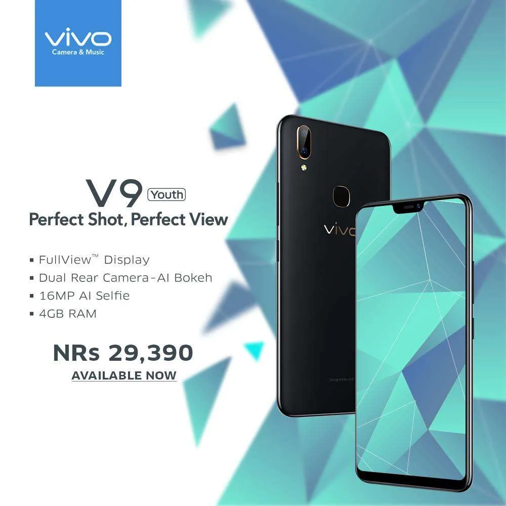 Vivo V9 Youth launched in Nepal for Rs. 29,390